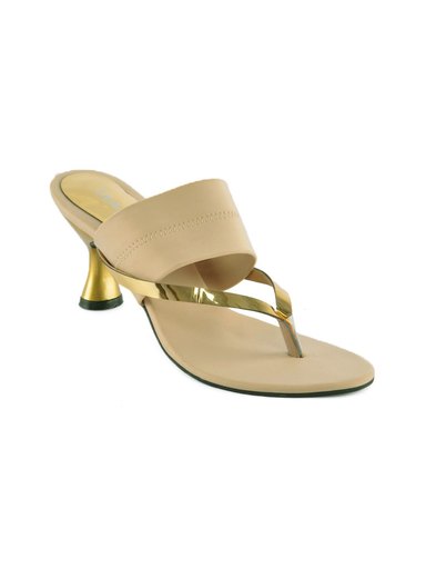 Inc. 5 Women Casual Golden Heels