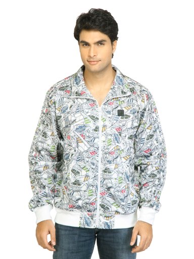 ADIDAS Originals Men ST FB Track Top White Jacket